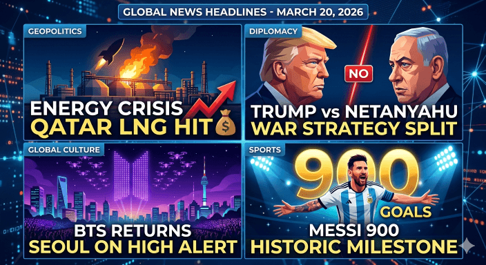 Top Head Line – Friday, March 20, 2026
