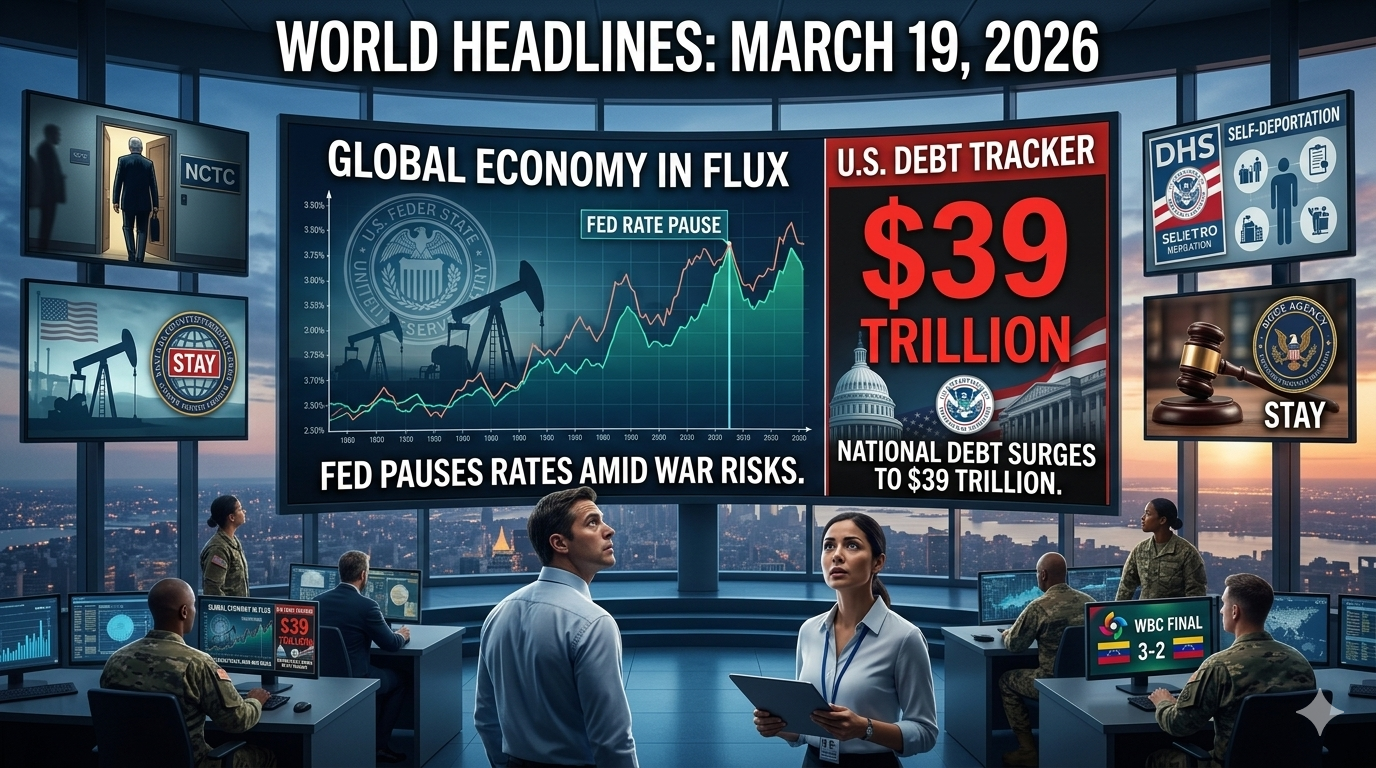 Top Head Line – Thursday, March 19, 2026