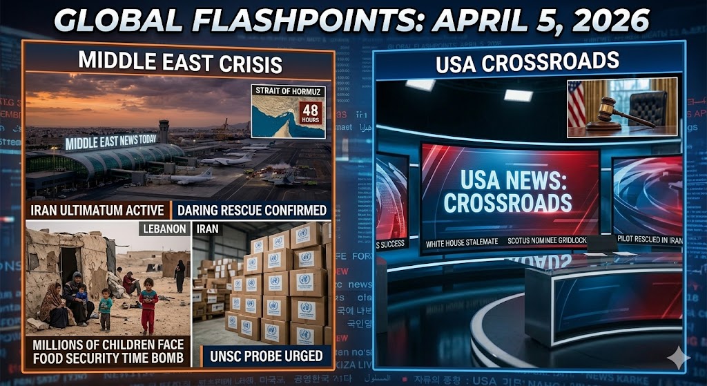 USA Head Line – Sunday, April 5, 2026